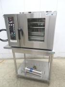H1229◆タニコー◆ガススチームコンベクションオーブン(架台付) TSCO-4GBN2