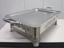 A1601◆YUKIWA◆ステンレス製S型角飾台(菊) 18インチ