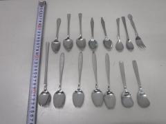 A1660◆ステンレス製◆デザートスプーン15本セット