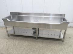 H1254◆マルゼン◆ステンレス製舟形1槽シンク