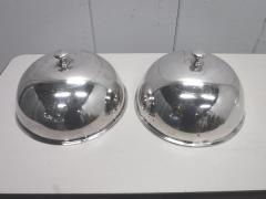 A1795◆業務用◆洋白ドームカバー2個セット　ニッケルシルバー