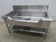 H1369◆ステンレス製◆舟形1槽シンク