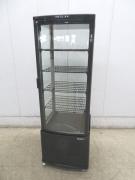 J1302◆城島 2021年◆4面ガラス冷蔵ショーケース HJR-KR215BK 100V