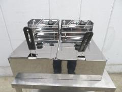 J1272◆業務用◆電気2槽フライヤー