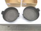 H1454◆鉄製◆すき焼き鍋2個セット(IH対応) φ18cm