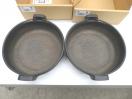 H1456◆鉄製◆すき焼き鍋2個セット(IH対応) φ18cm