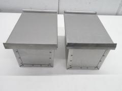 F1796◆製パン用品◆食パン型1.5斤用(蓋付)2個セット