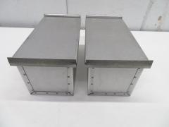 F1804◆製パン用品◆食パン型2斤用(蓋付)2個セット