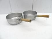 H1609◆アルミ製◆雪平鍋2個セット