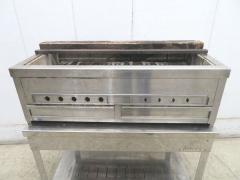 H1546◆秋元ステンレス◆炭用焼物器(灰受け引出しタイプ) CFS-945