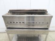 H1546◆秋元ステンレス◆炭用焼物器(灰受け引出しタイプ) CFS-945