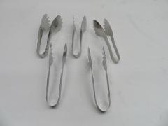 H1413◆ののじ◆ステンレス製トング・レリッシュ両爪型・小 5個セット
