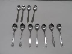 H1424◆ステンレス製◆スプーン11本セット