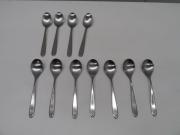 H1424◆ステンレス製◆スプーン11本セット