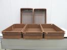 E1741◆サンコー◆プラスチック製番重5個セット 大型ばんじゅうA-3