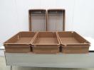 E1747◆サンコー◆プラスチック製番重5個セット 大型ばんじゅうA-3