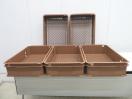 E1748◆サンコー◆プラスチック製番重5個セット 大型ばんじゅうA-3
